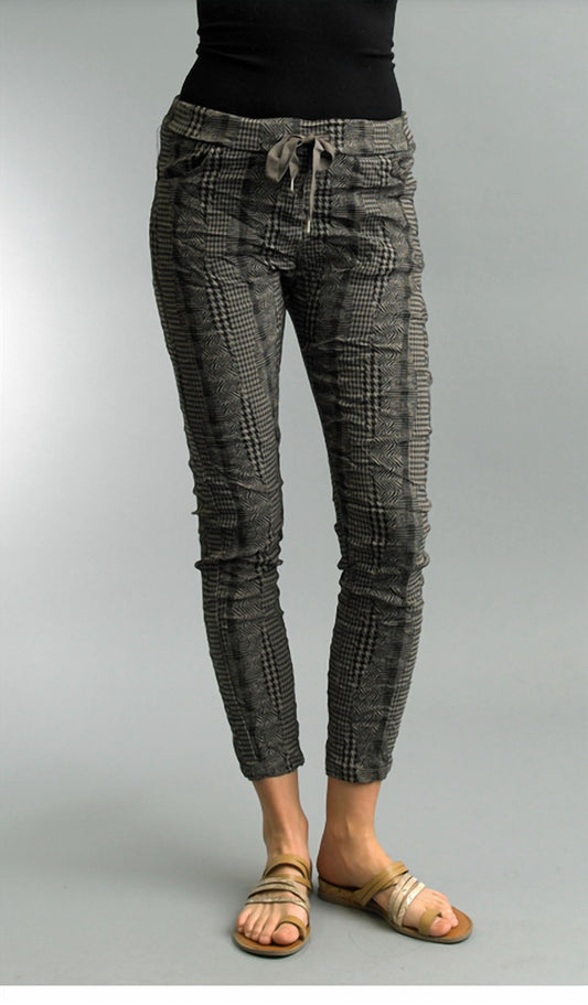 Tempo Paris - PLAID JOGGER PANT