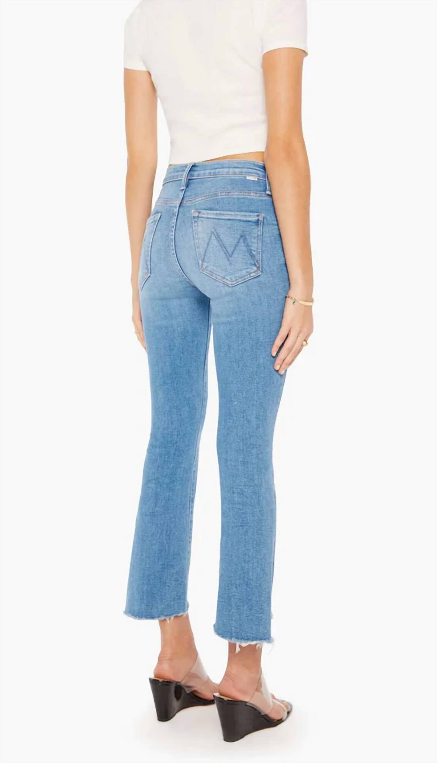 Mother - Insider Crop Step Fray Jean