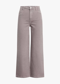 Favorite Daughter The Mischa Super High Rise Wide Leg Ankle Jeans in soft taupe - women's jeans - view 4