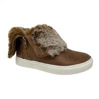 Very G - Women's Plusher Faux Fur Trim Sneaker