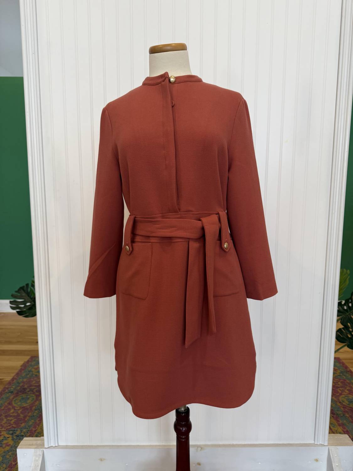 GRETCHEN SCOTT Women's Suede Swinger Dress in camel - women's dress