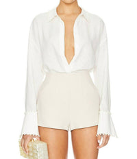 Retrofete - Whitley Pearl Embellished Shirt
