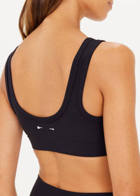 THE UPSIDE Peached Harley Sports Bra in black - women's intimate - alternate view