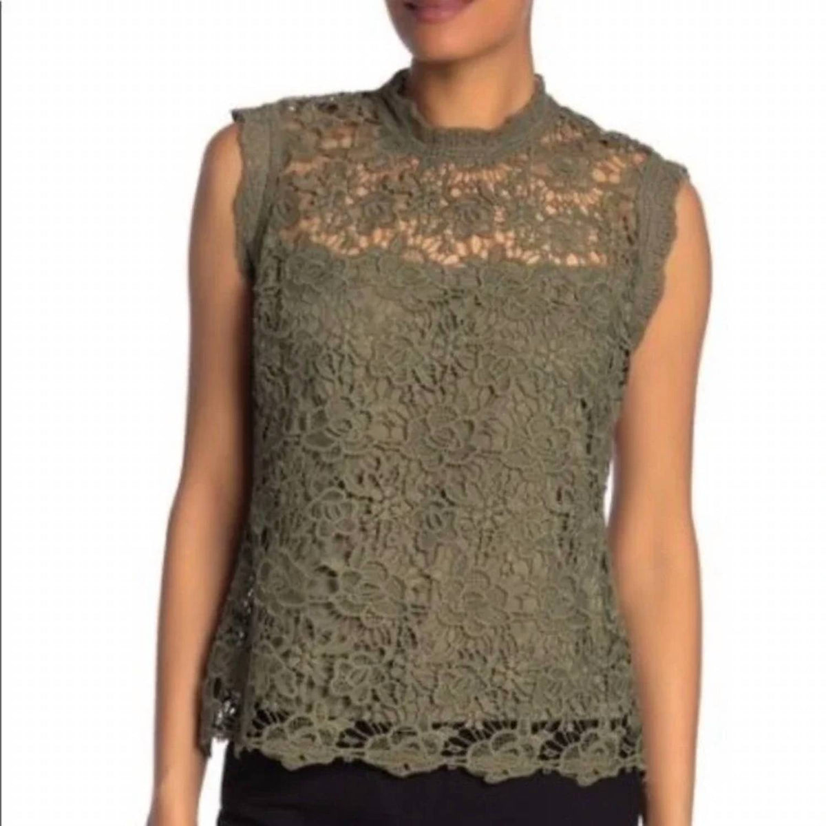 Nanette Lepore - Winding Vines Lace Top
