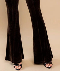 TCEC Brunch Pant in chocolate - women's pants - detail view
