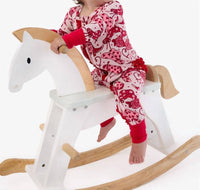 Rufflebutts - Girls Convertible Ruffle One Piece Footie Pajama