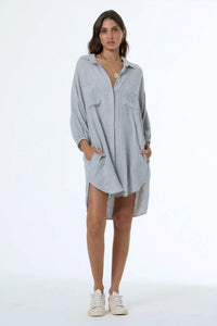 Young Fabulous & Broke - Sand Dollar Rail Road Stripe Shirt Dress