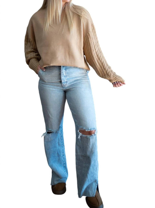 Vibrant M.I.U - Lover Boy Wide Leg Jeans