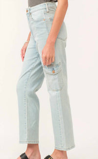 DEAR JOHN DENIM 90s High Rise Ankle Straight Leg Jeans in foster - women's jeans - alternate view