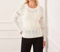 Karen Kane - Knit Crochet Sweater