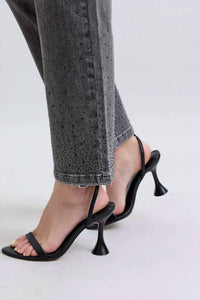 Judy Blue - Rhinestone Detail Straight Jeans