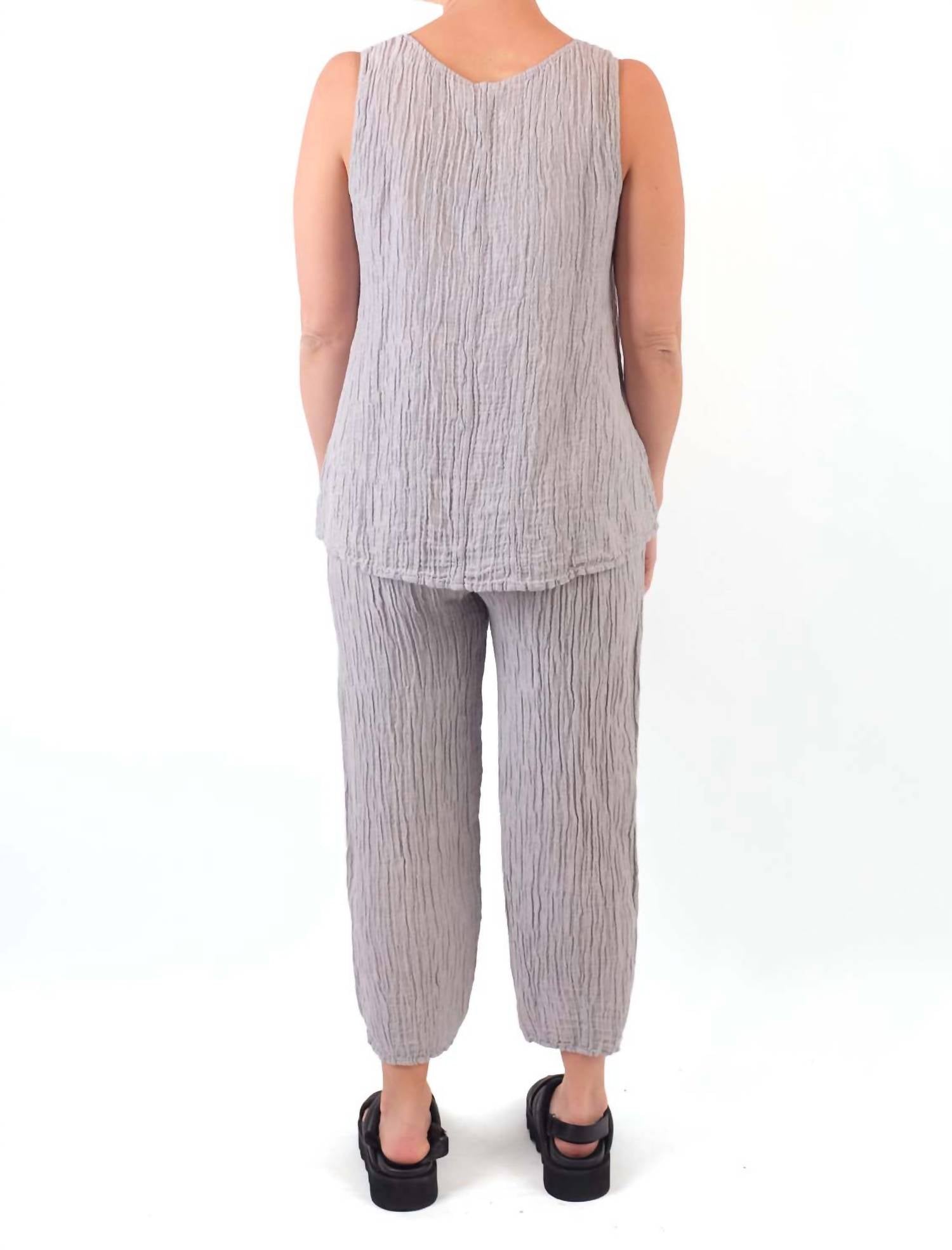 Grizas - Textured Tank Top