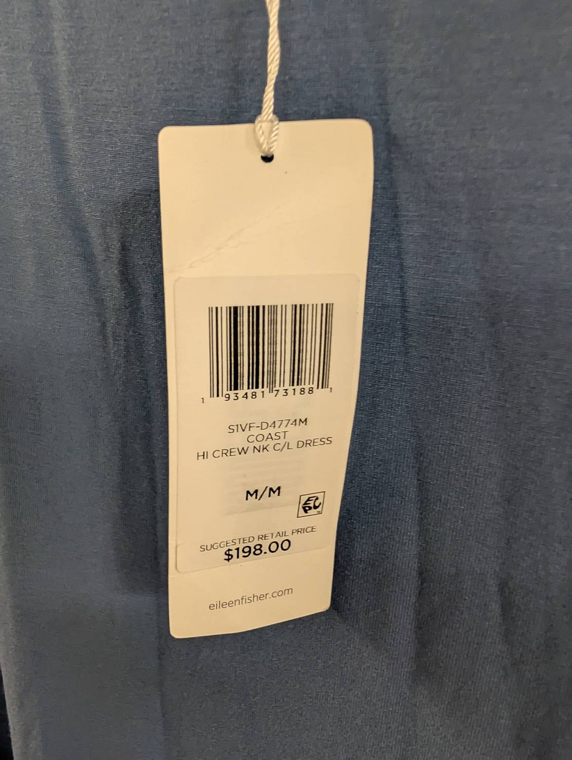 Eileen Fisher - WOMEN'S HI CREW NECK DRESS