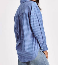 Dear John Denim - Lola Oversized Button-down Boyfriend Shirt