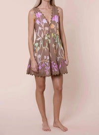 Juliet Dunn - V Back Mini Dress