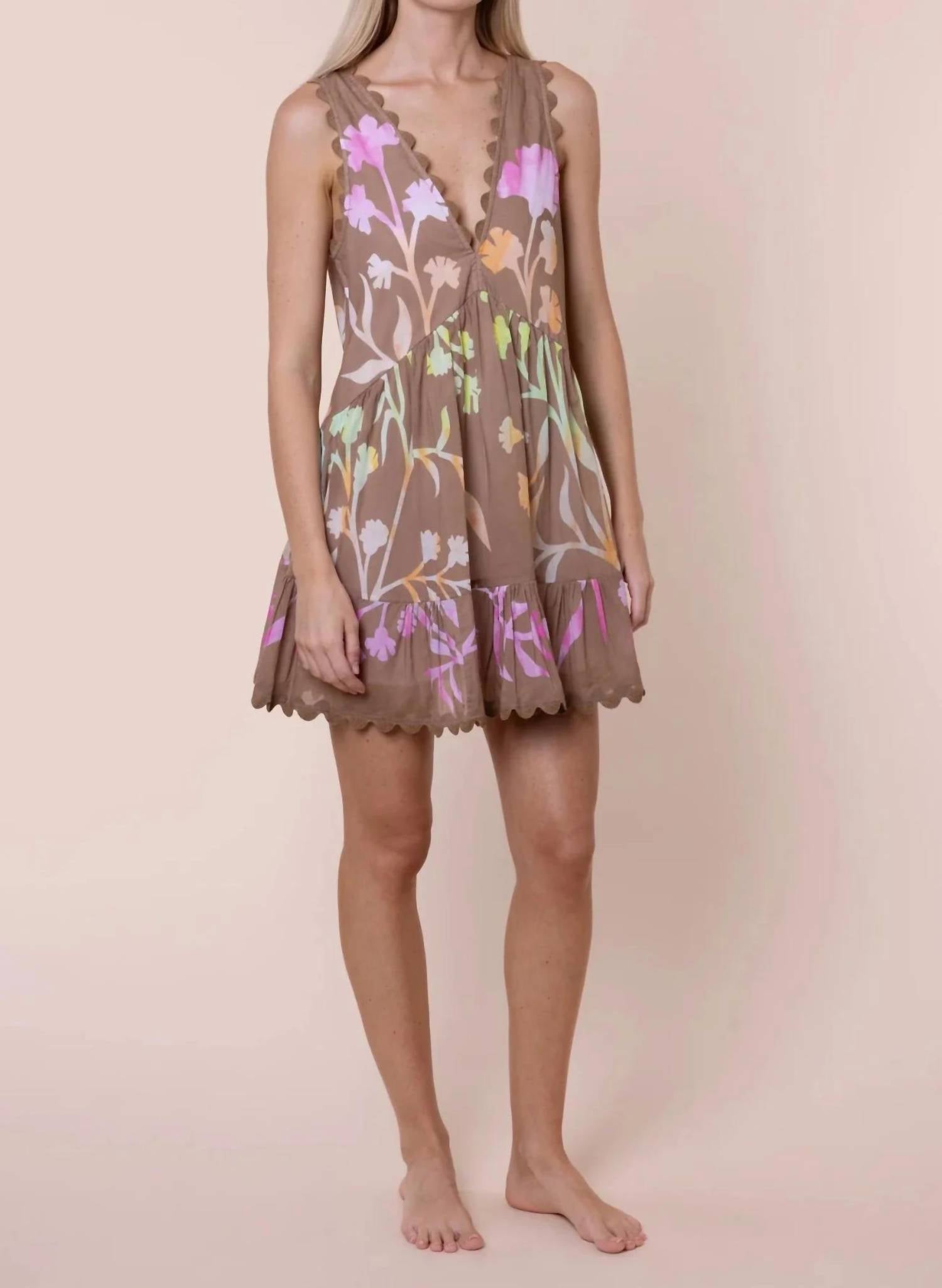 Juliet Dunn - V Back Mini Dress