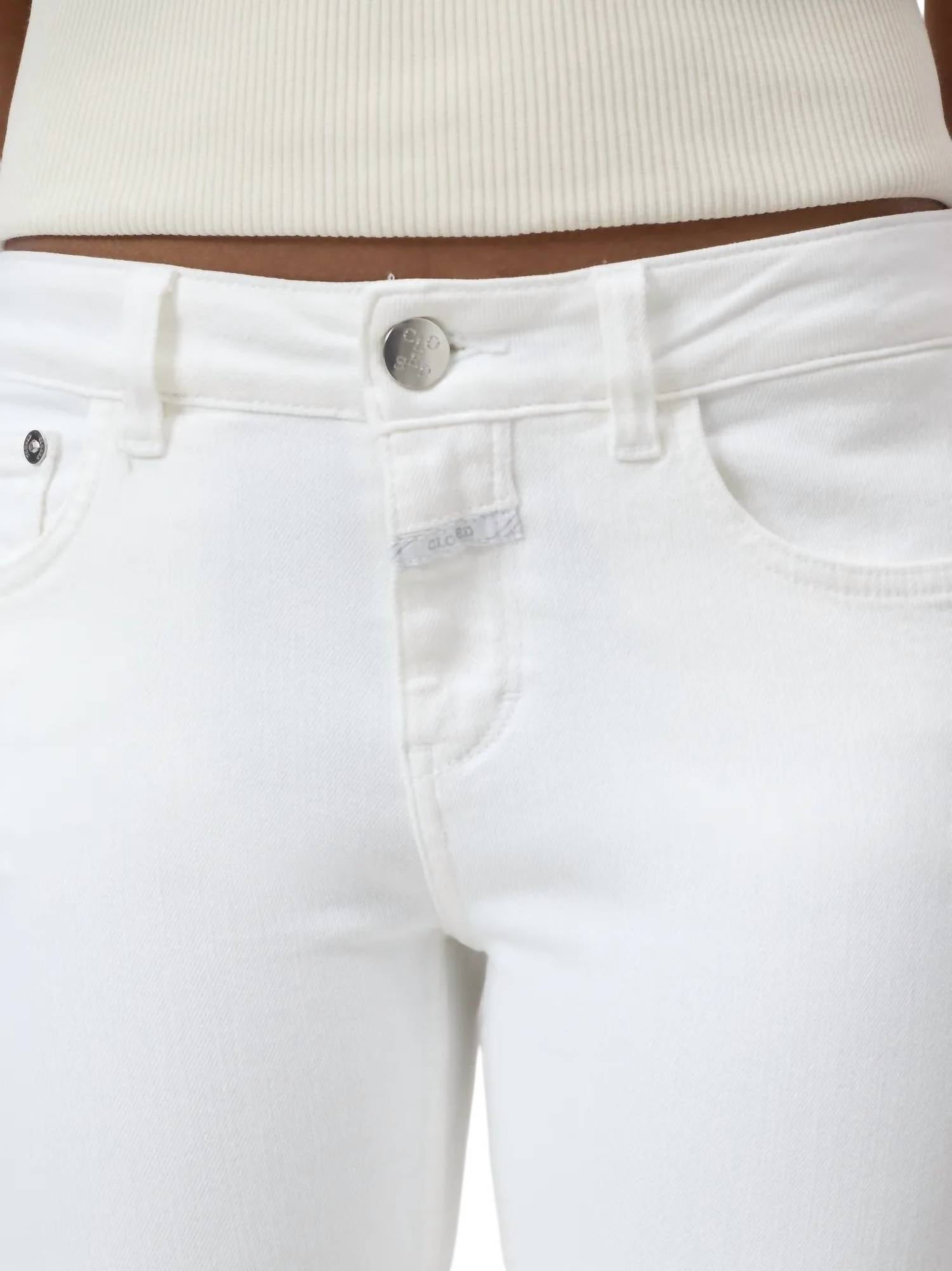 CLOSED Baker Ankle Jeans in white - women's jeans - alternate view
