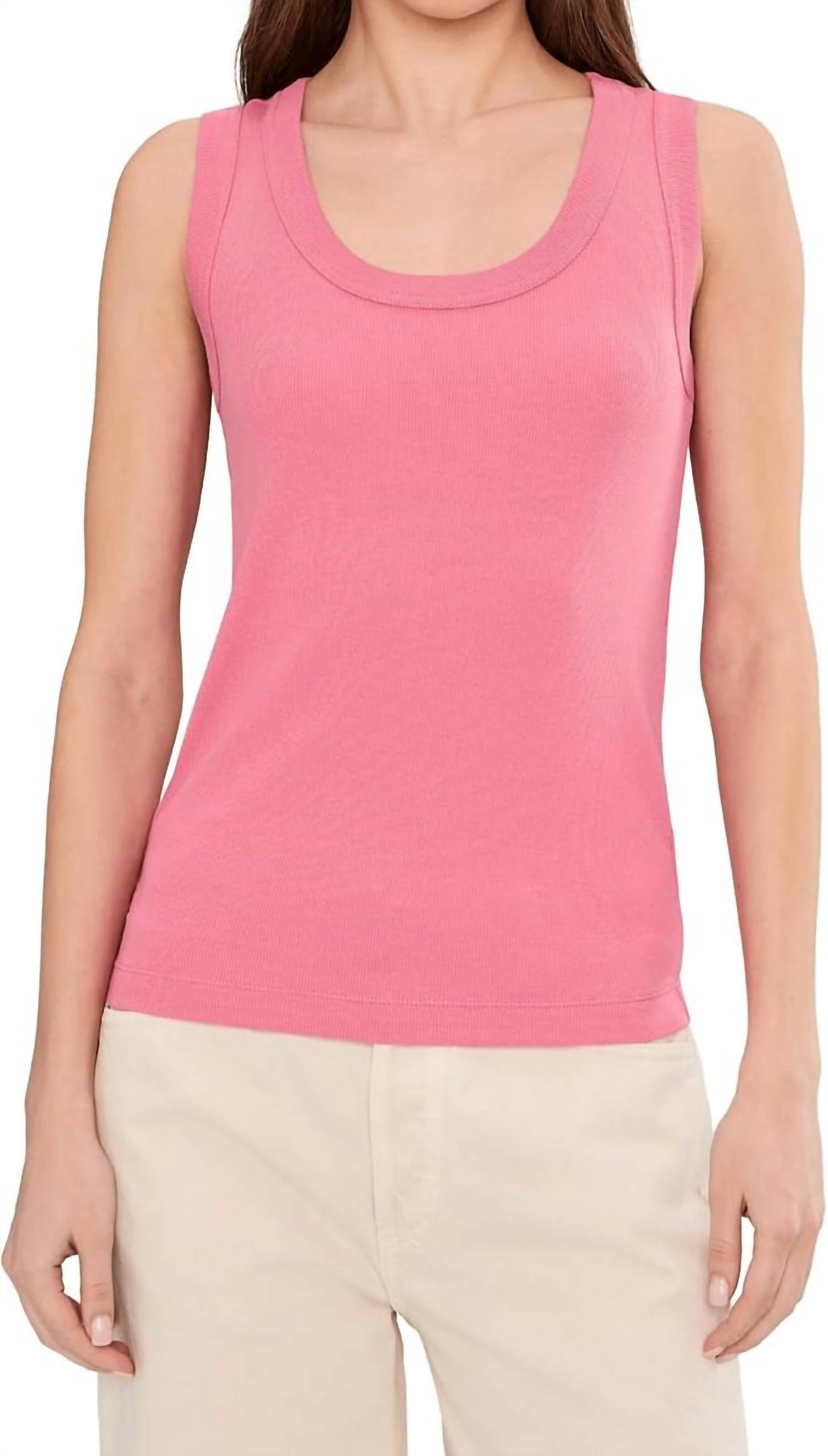 Nic + Zoe - Perfect Knit Rib Scoop Tank Top