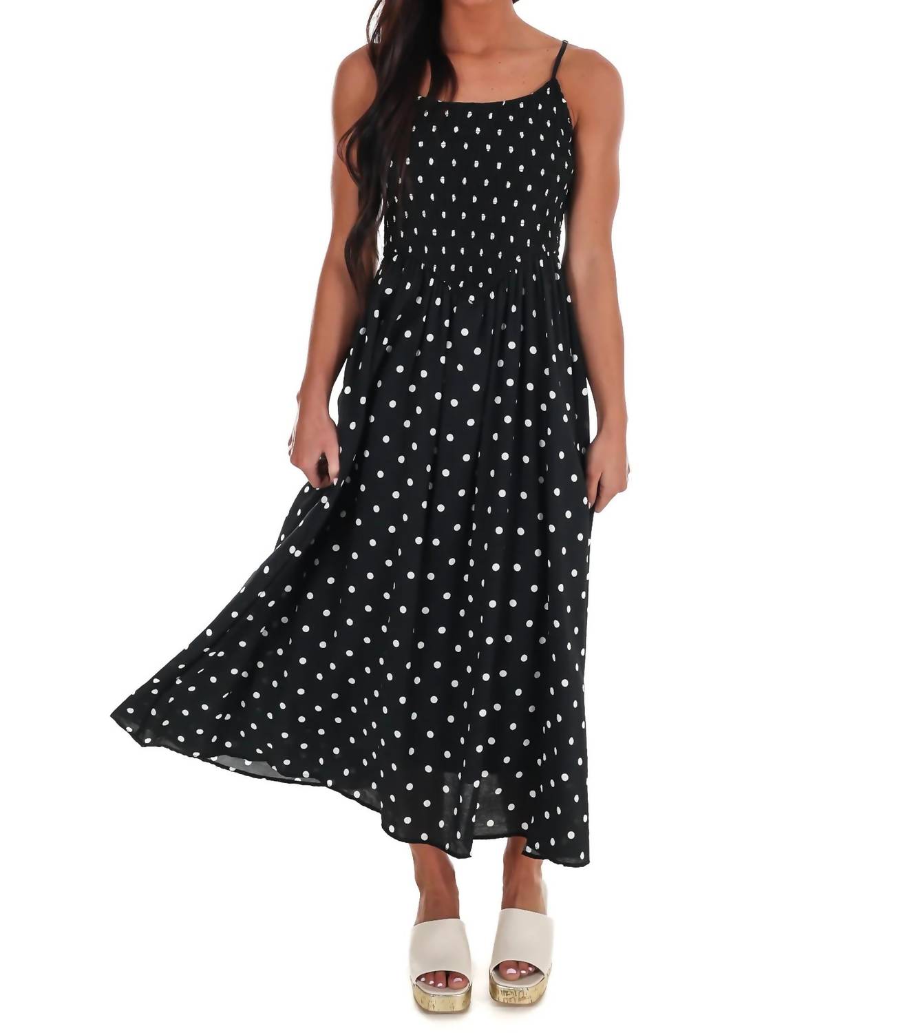 Blu Pepper - Women's Dottie Darling Midi Dress