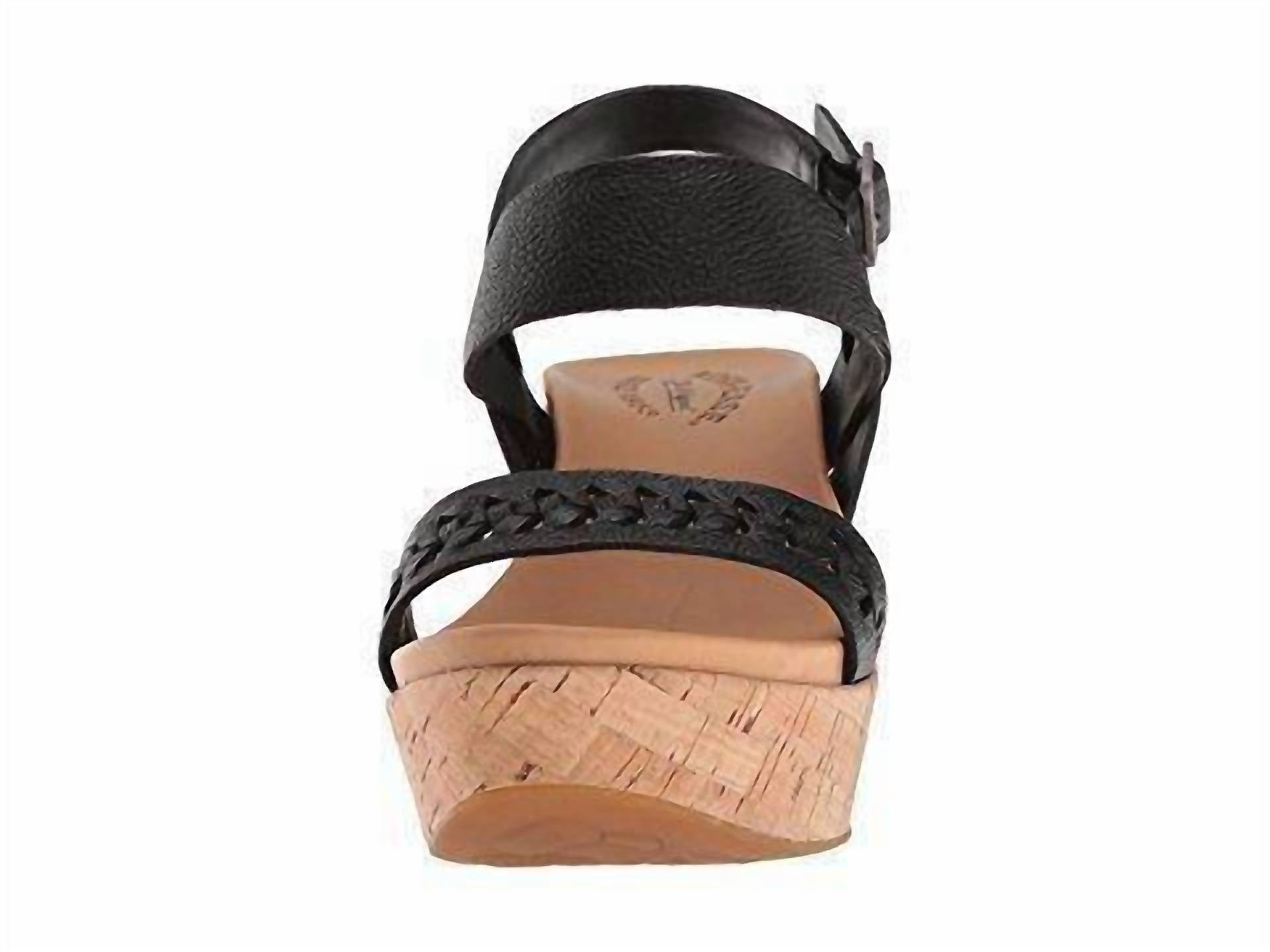 Kork-Ease - Women's Austin Braid Full Grain Wedge Sandal