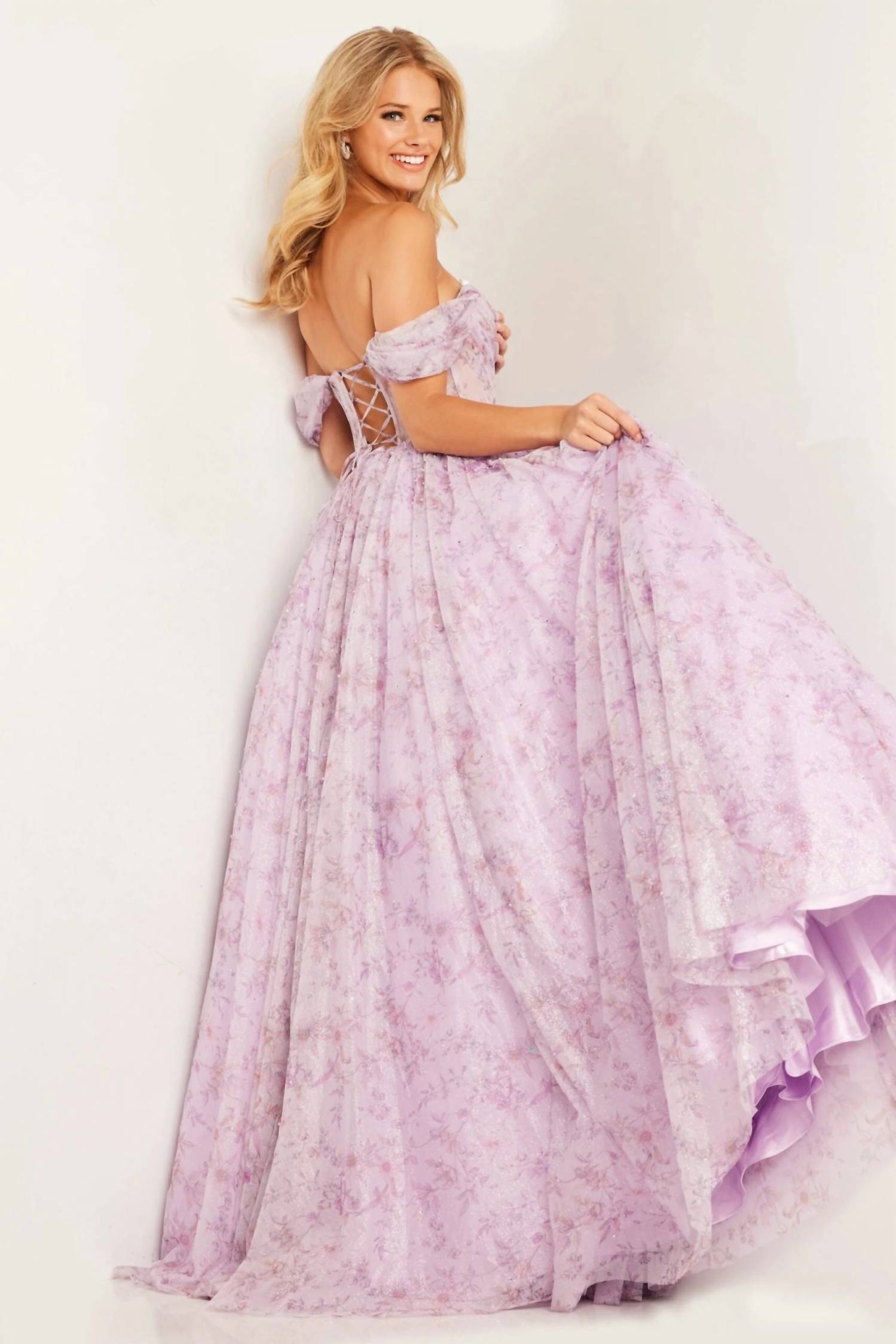 Jovani - Off The Shoulder Ballgown