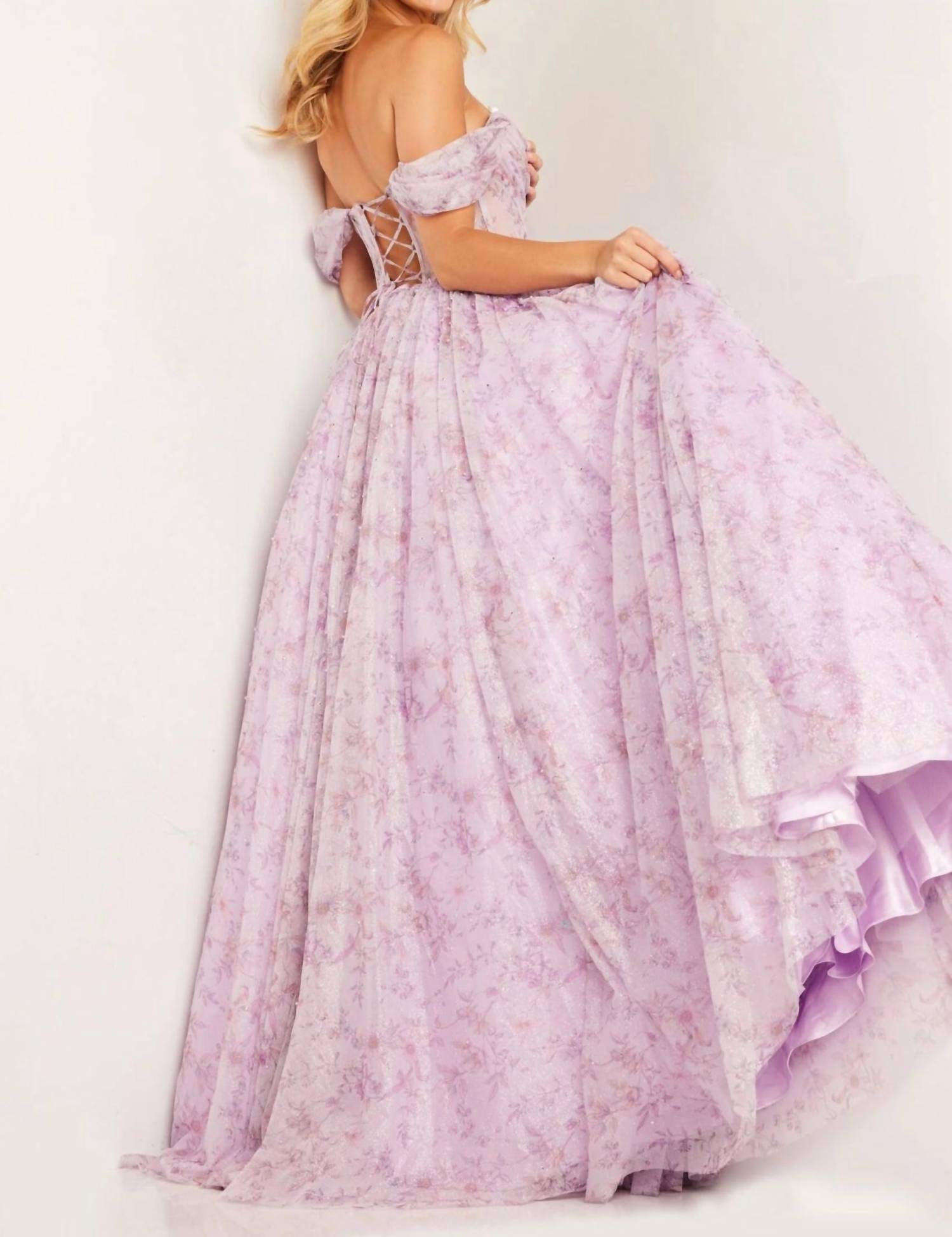 Jovani - Off The Shoulder Ballgown