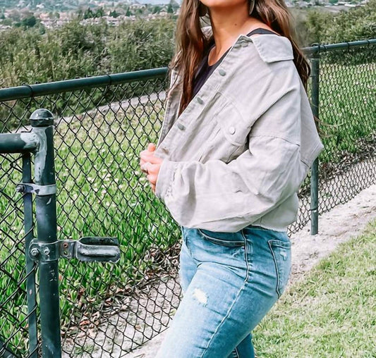 Newbury Kustom - Corduroy Cropped Jacket