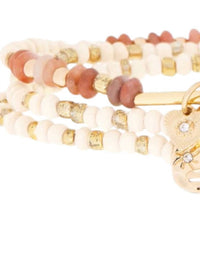 Marlyn Schiff - Women's Beaded Stretch Wrap Bracelet