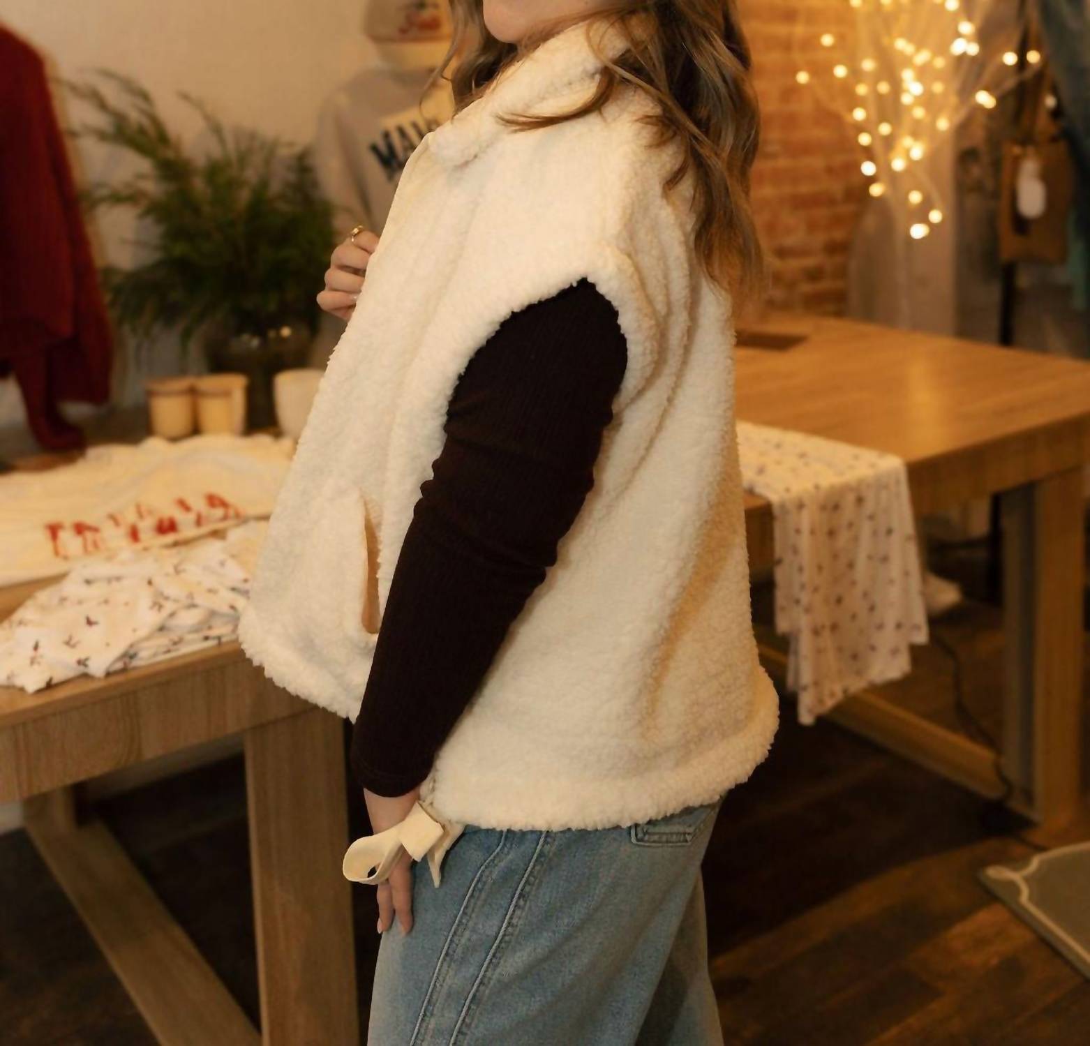 Miou Muse - Bria Sherpa Vest