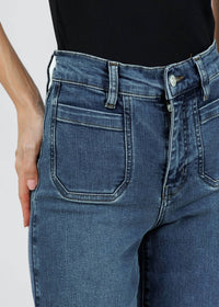 Frame - Le Slim Palazzo Modernist Pocket Jeans