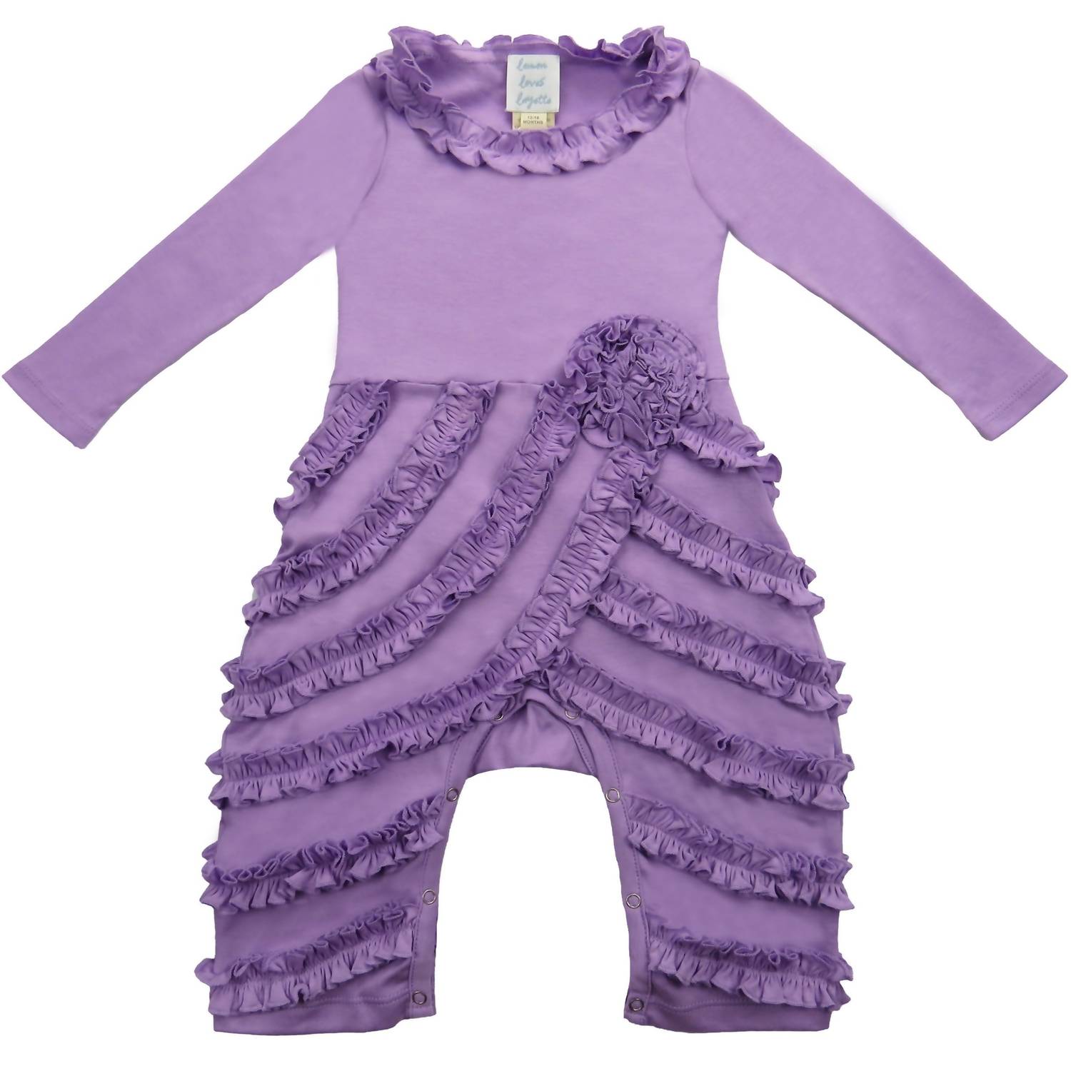 Lemon Loves Layette - Baby Girls Peony Romper
