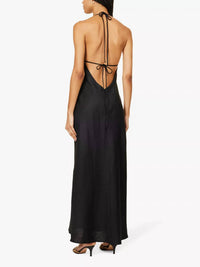 Reformation - Selia Halterneck Linen Maxi Dress