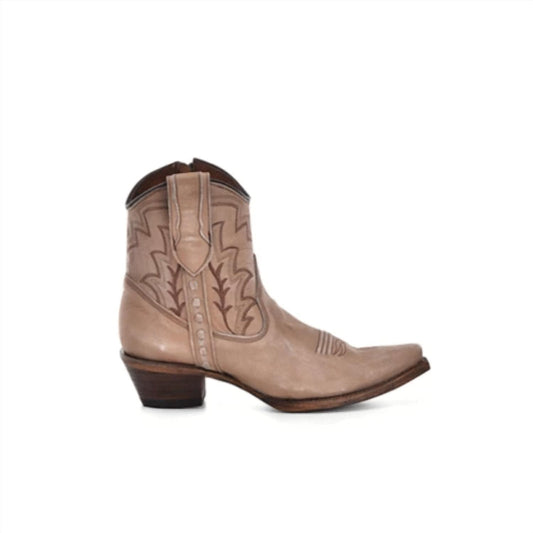 Corral - Women's Embroidery And Zipper Ankle Boots