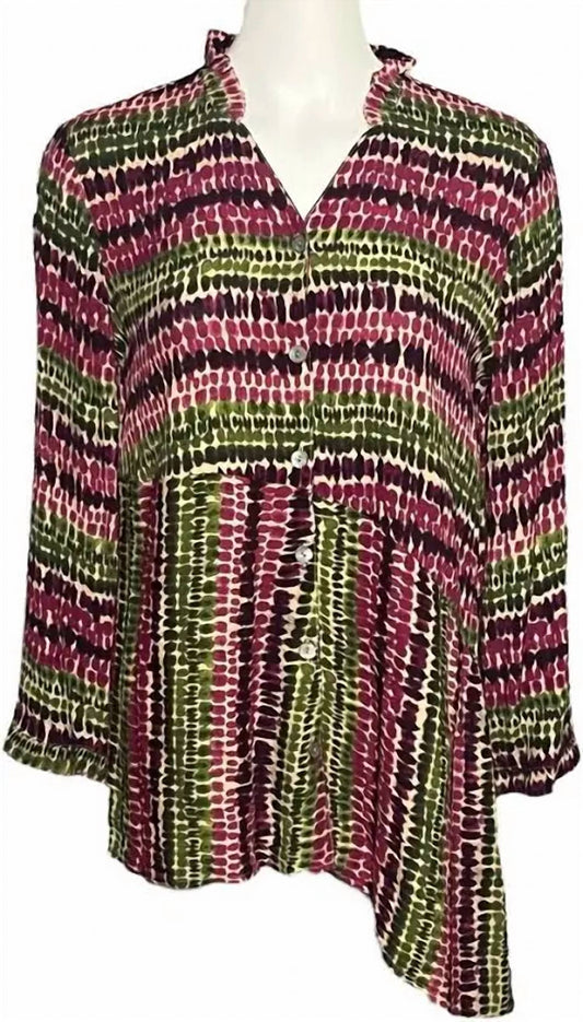 Habitat - Asymetrical Button Front Tunic