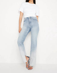 Good American - Good Boy Straight Slit Jeans