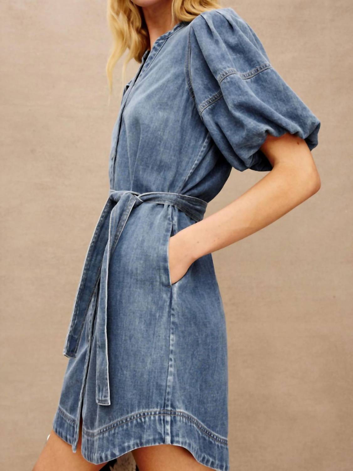 Rails Kingsley Mini Dress in antique blue 1 - women's dress - view 4