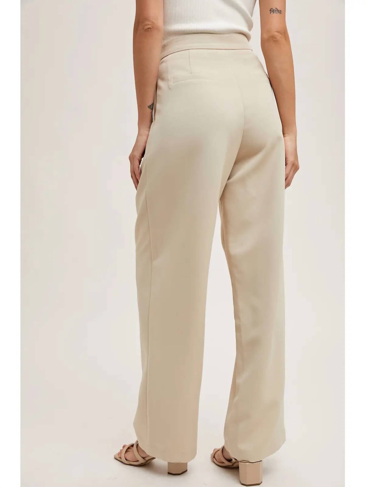 Bluivy - Pleated Trouser Pant
