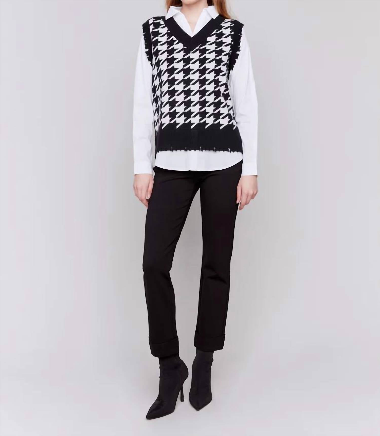 Charlie B - Houndstooth Shirt