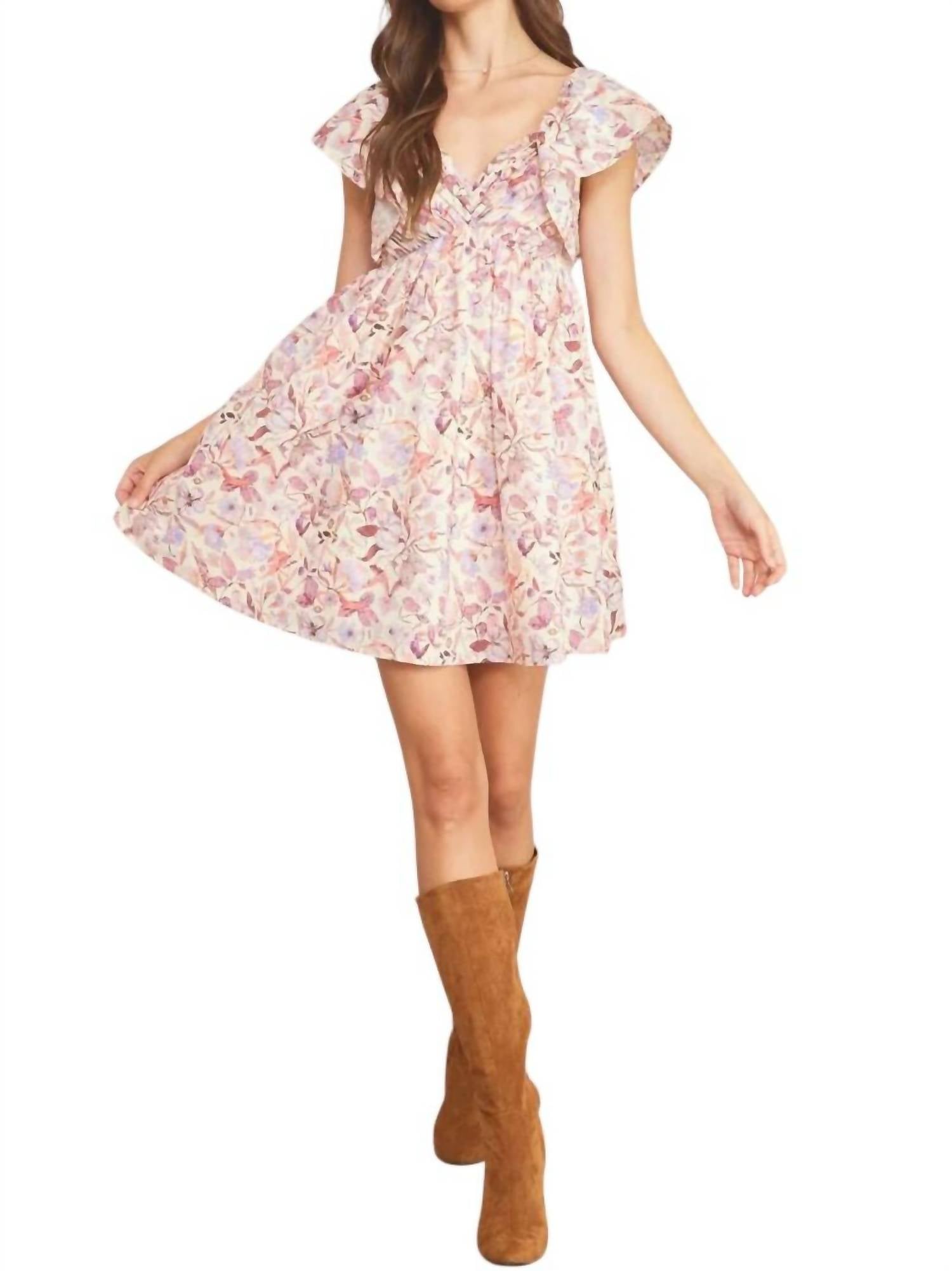 Entro - Floral Mini Dress