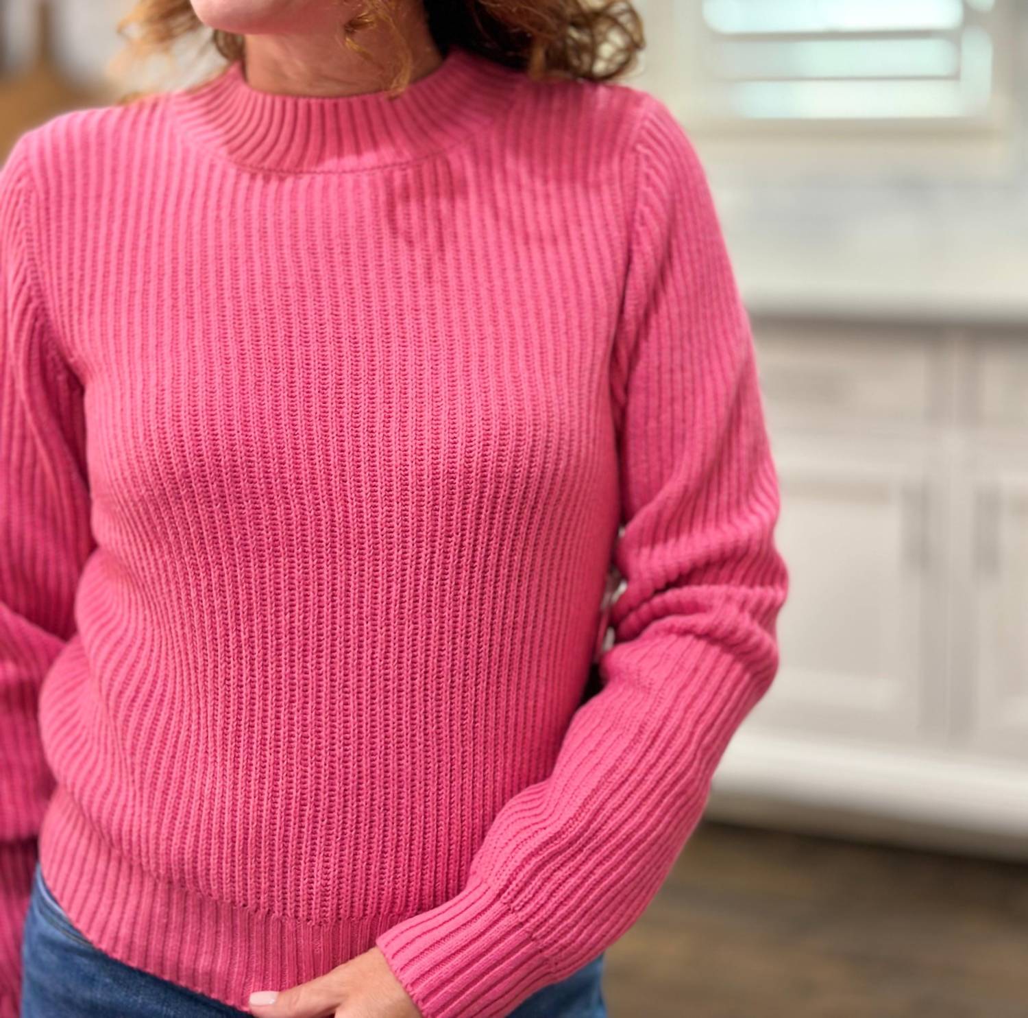 Michael Stars - Popover Long Sleeve Sweater