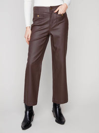 Charlie B - Wax Twill Flare Leg Pants