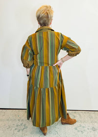 Ivy Jane - Variegated Striped Midi Dress