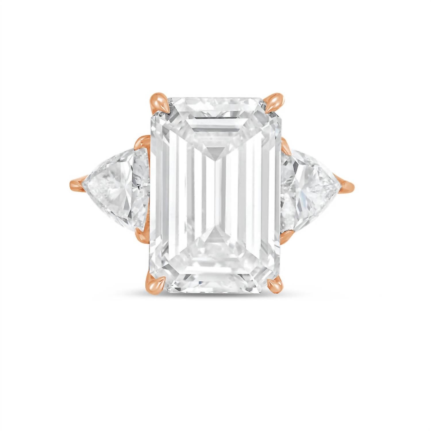 Diana M Jewels - Women's Emerald & Trillion Lab-Grown Diamond Jewelry (4.00 Ct) - Signature Plus