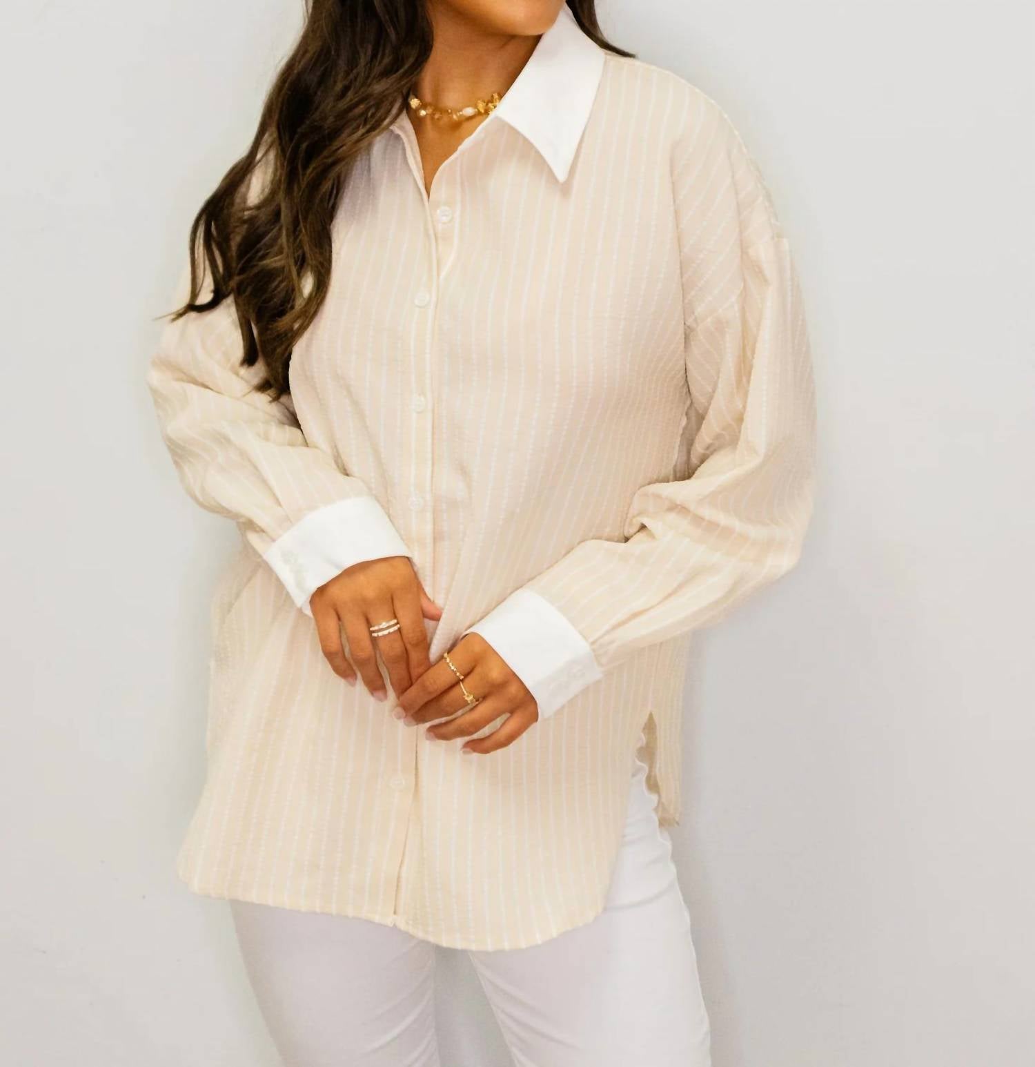 Allie Rose - Button Up Top