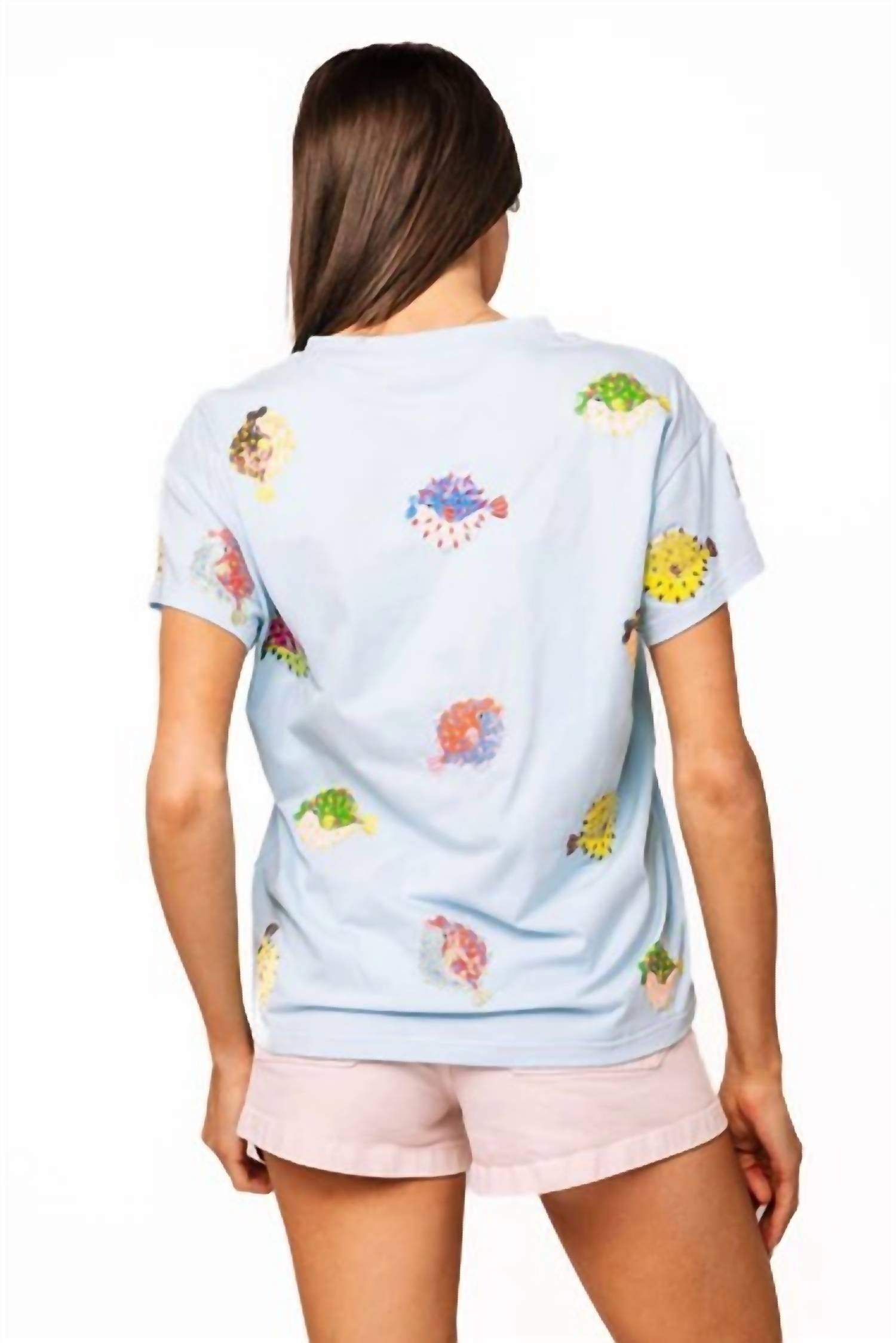 Queen Of Sparkles - Puffer Fish Short Sleeve Tee