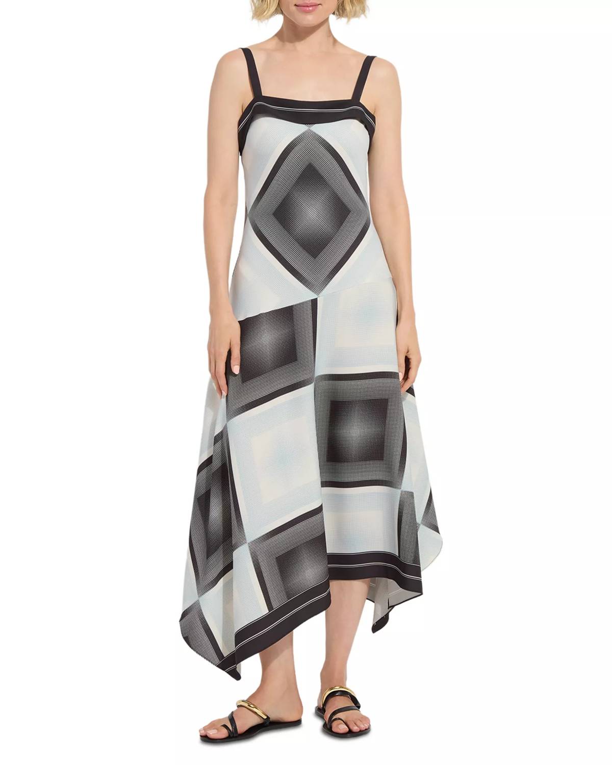 Lysse - Sarai Handkerchief Asymmetric Midi Dress