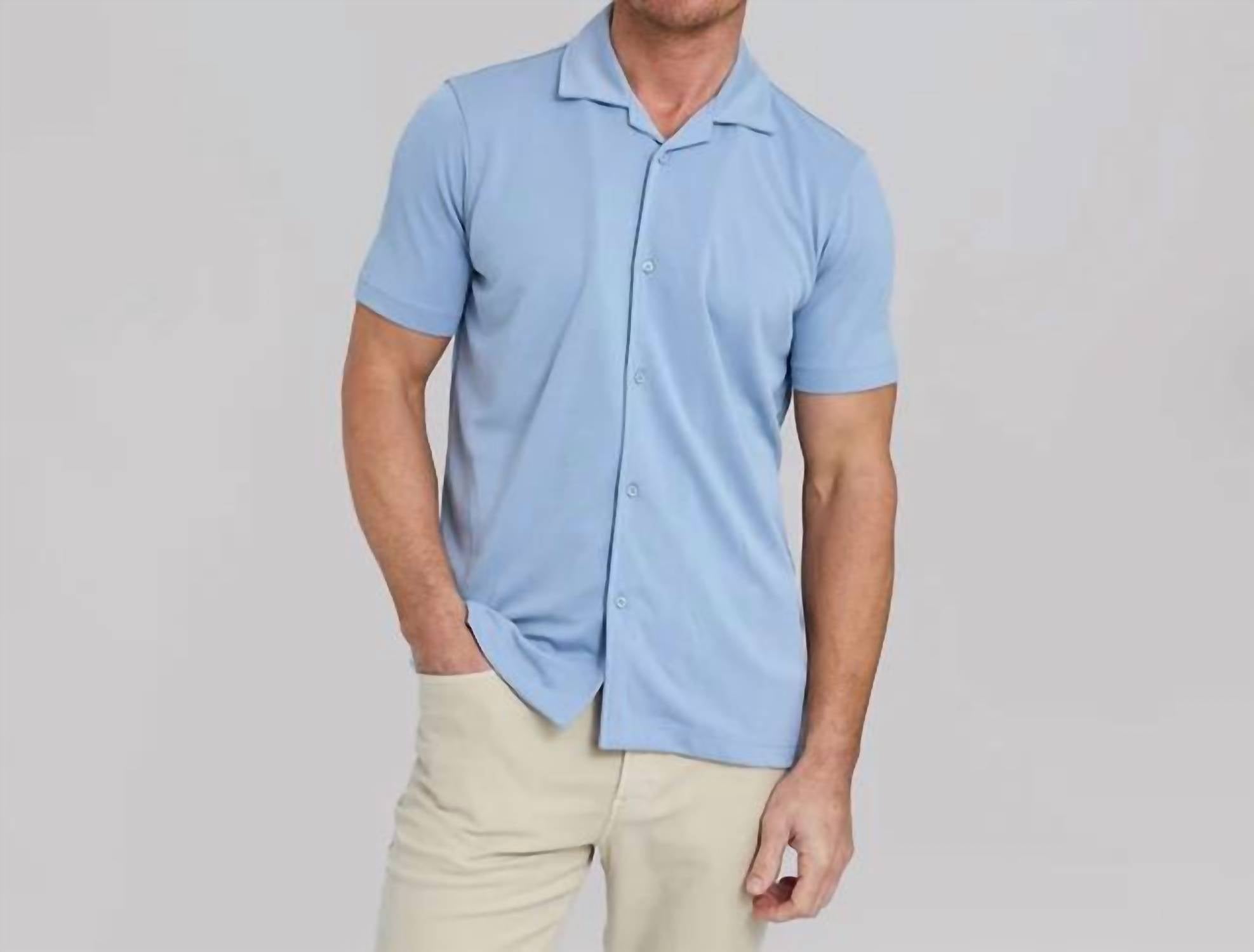Rye51 - Brody Double Knit Short Sleeve Cabana Shirt