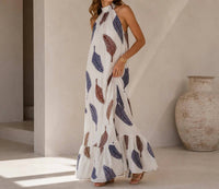 Mystery Resort - Kaia Palm Maxi Dress