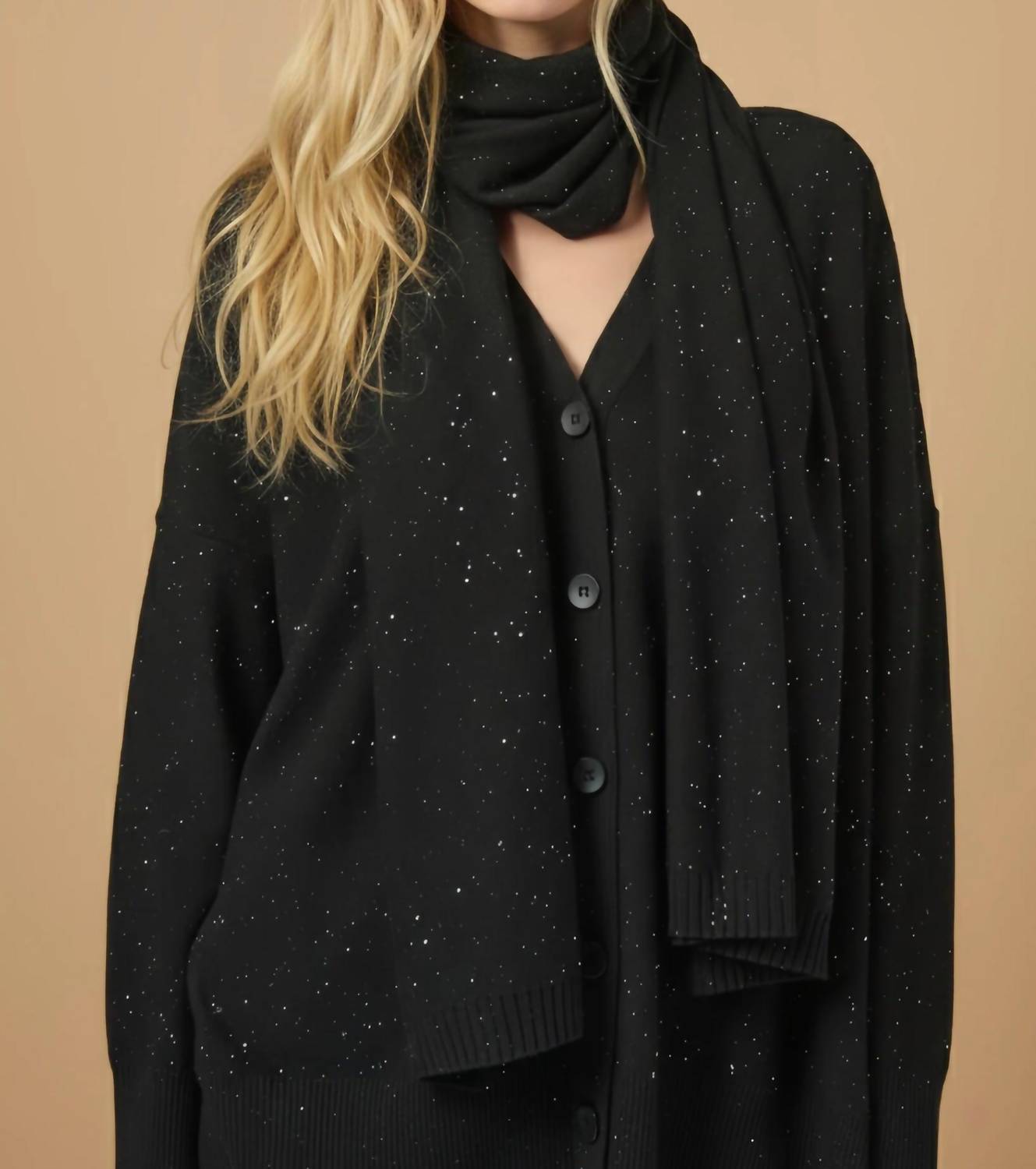 Joseph Ribkoff - Women's Sequined Knit Scarf