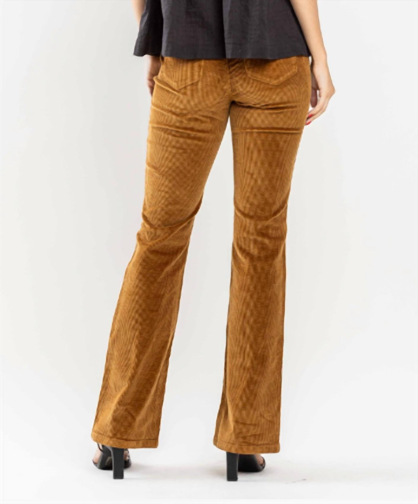 Judy Blue - MID RISE OVERDYED BOOTCUT CORDUROY PANTS
